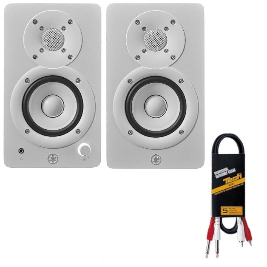 YAMAHA ヤマハ HS3W パワードスタジオモニター モニタースピーカー Amazon | ヤマハ YAMAHA パワードスタジオモニタースピーカー